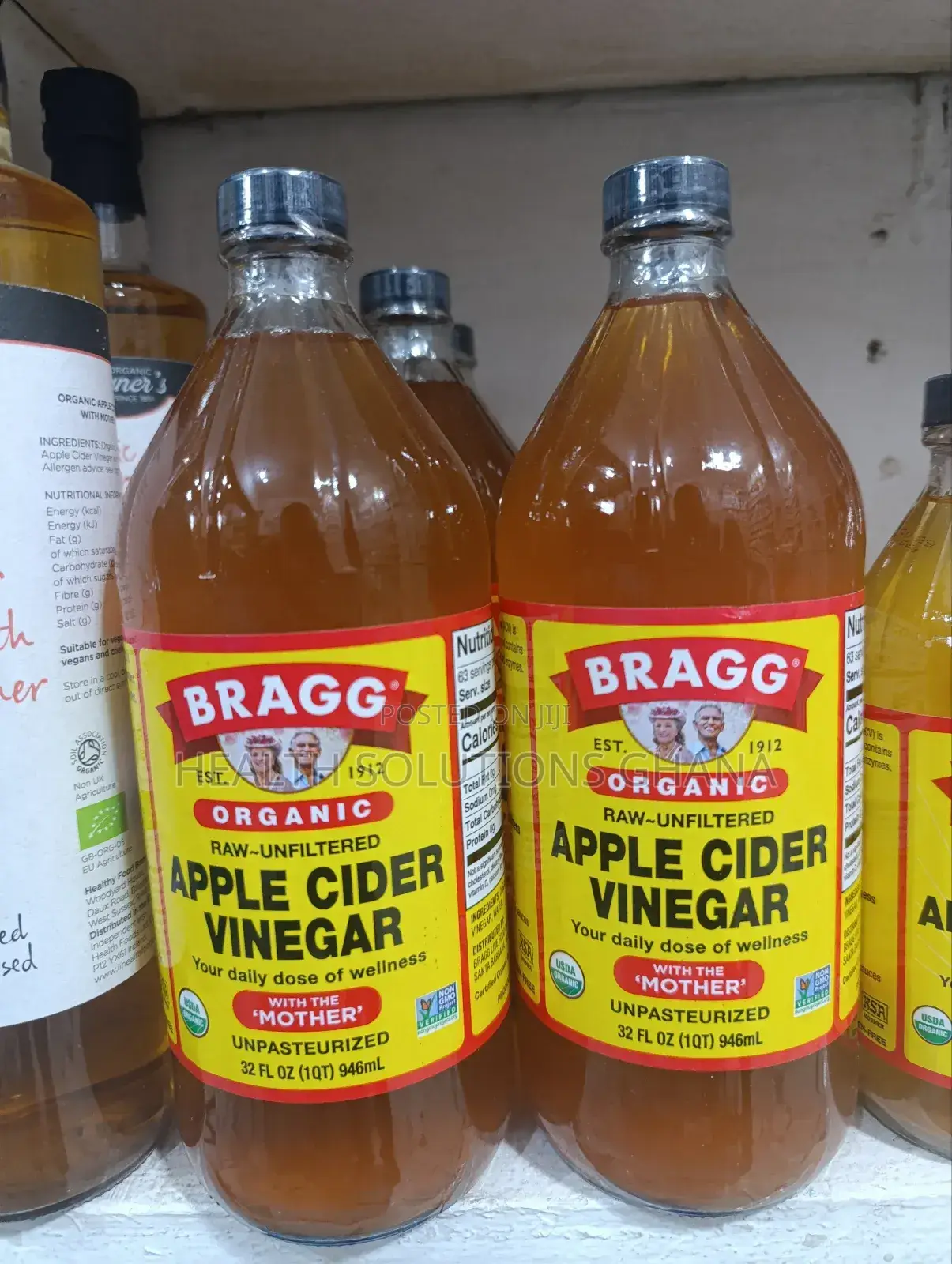 Bragg Apple Cider Vinegar 943ml Big Size