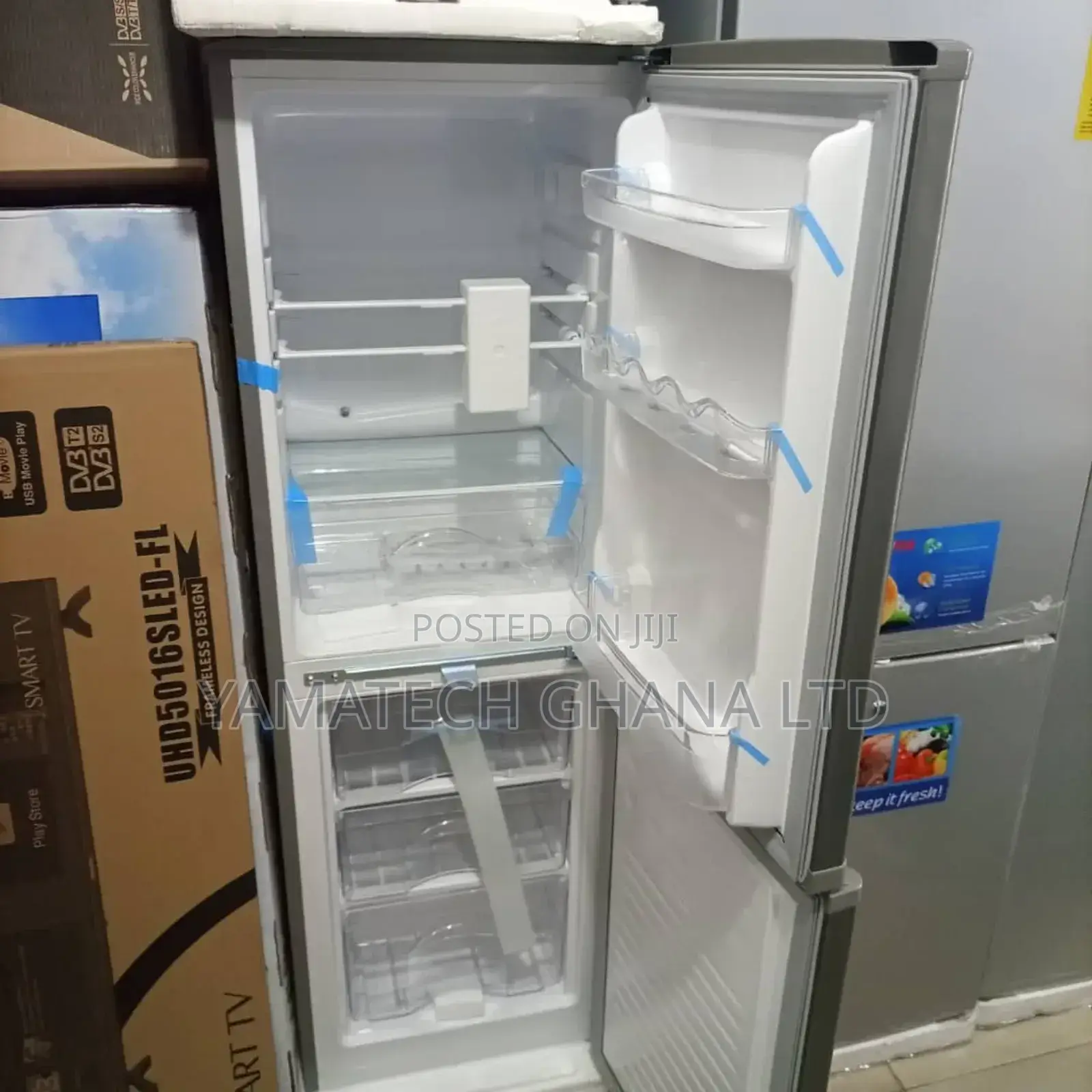 Unitek 157 Litre Fridge With Bottom Freezer