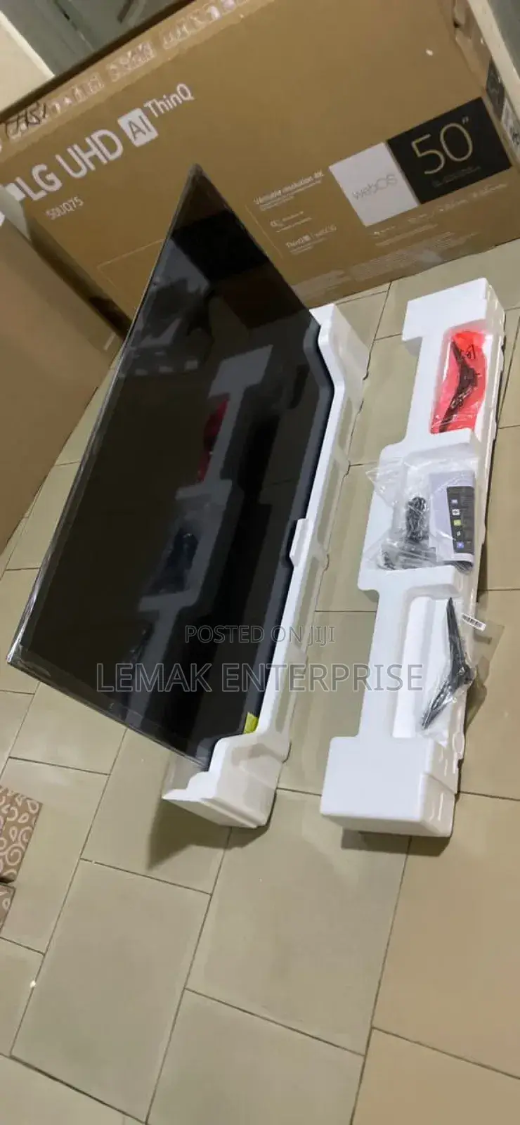 LG 50 Inches TV Ai UHD (50UQ7570PUJ) 2022 From USA