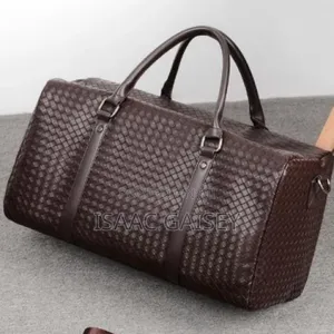 Large Capacity Trendy Woven Duffel Travel Bags