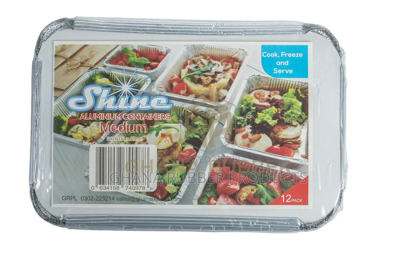 Retail Pack for Aluminium Food Container 8389 (35 Packets)