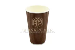 Ripple Paper Cups 16oz Brown (500pcs)