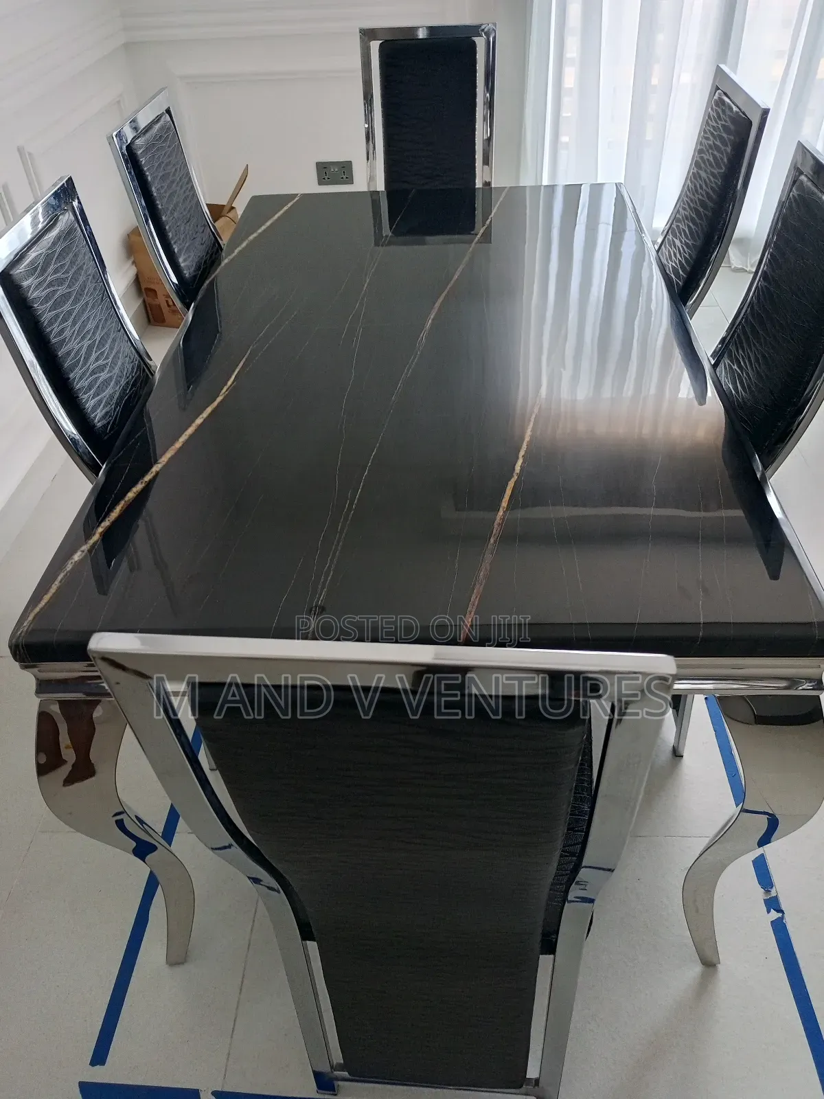 Dining Set Marble Hxza