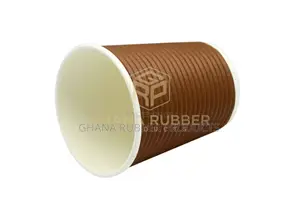 Ripple Paper Cups 8oz Brown (500pcs)