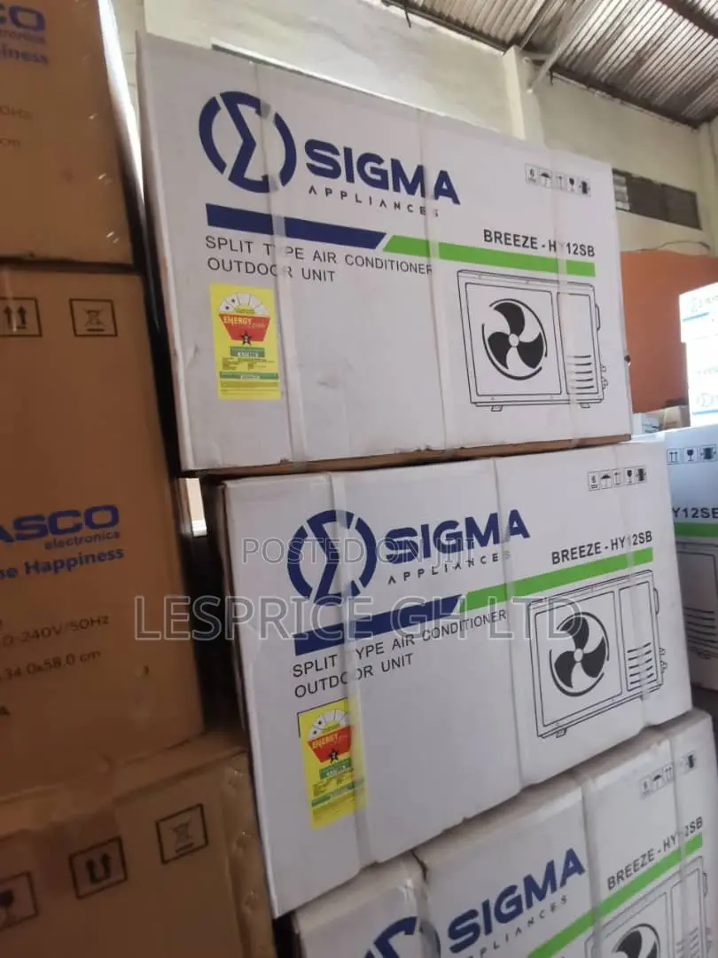 High Cooling Sigma 1.5hp White Panel AC