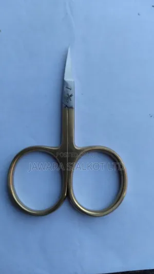 Golden Handle Nail Scissior 4" Stainless Steel
