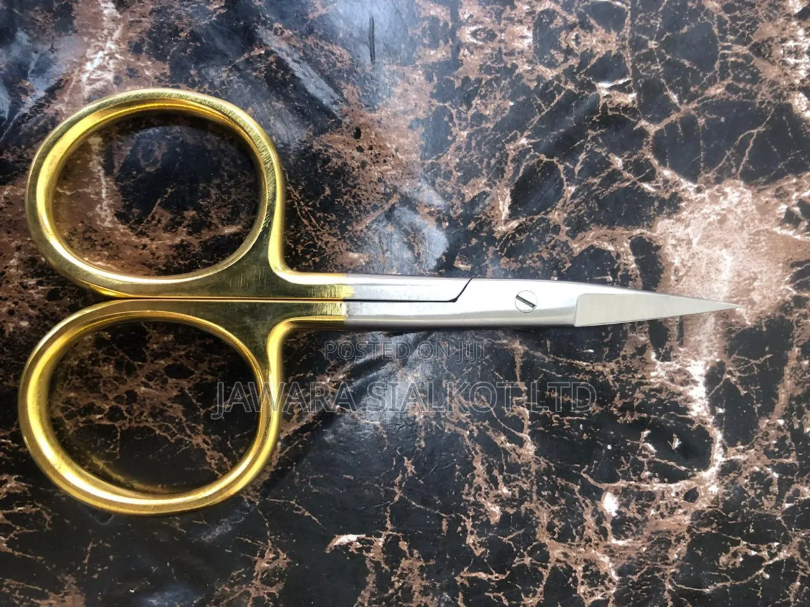 Golden Handle Nail Scissior 4" Stainless Steel