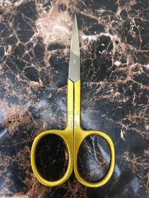 Photo - Golden Handle Nail Scissior 4" Stainless Steel