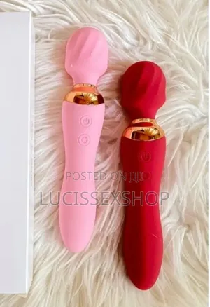 Double Head Vibrator Wand ( Both Tip and Tail Vibrate )