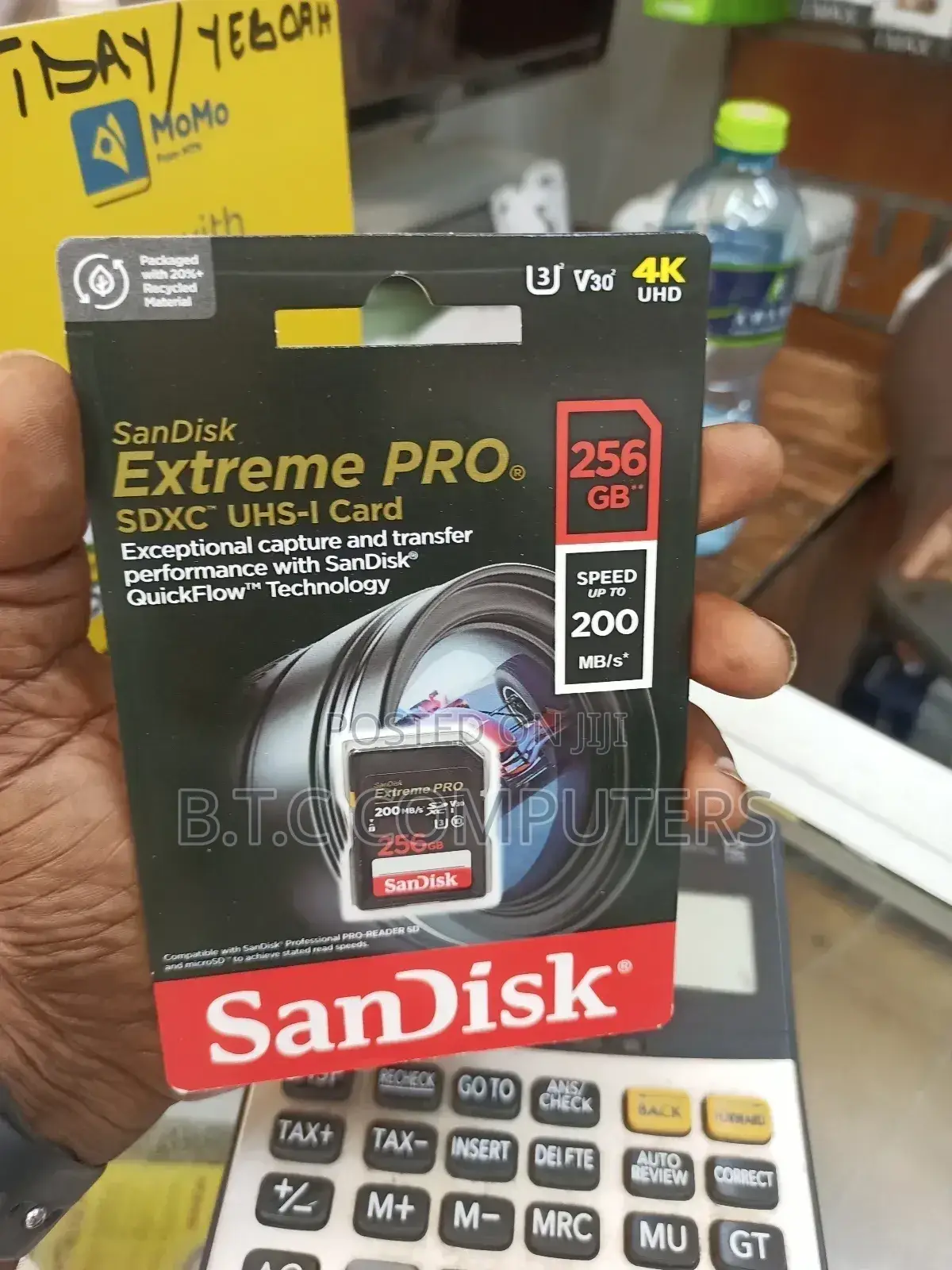 Sandisk 256gb 200mb/S Extreme Pro Uhs-i Sdhc Memory Card