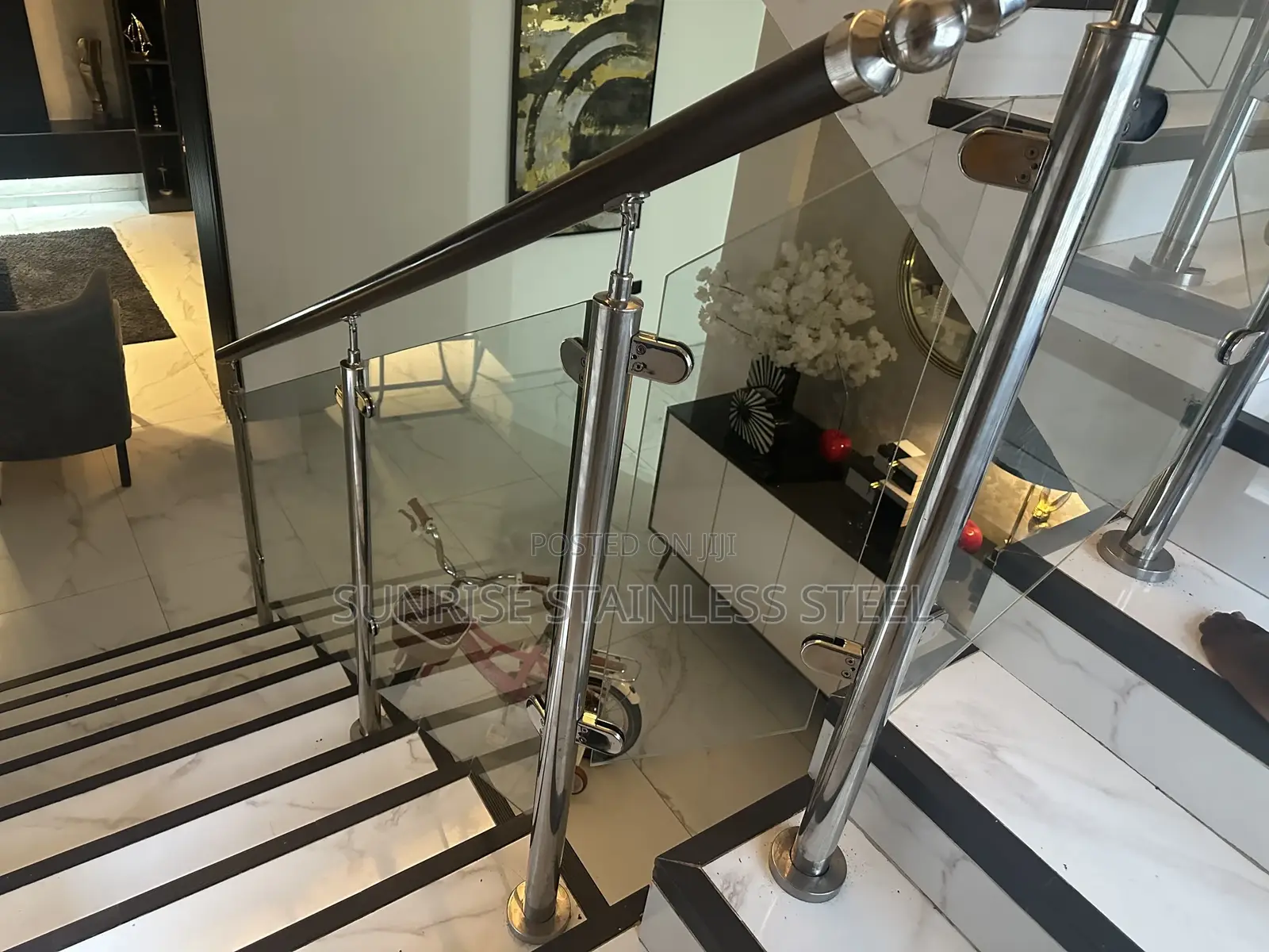 Stainless and Glass Balustrade Design