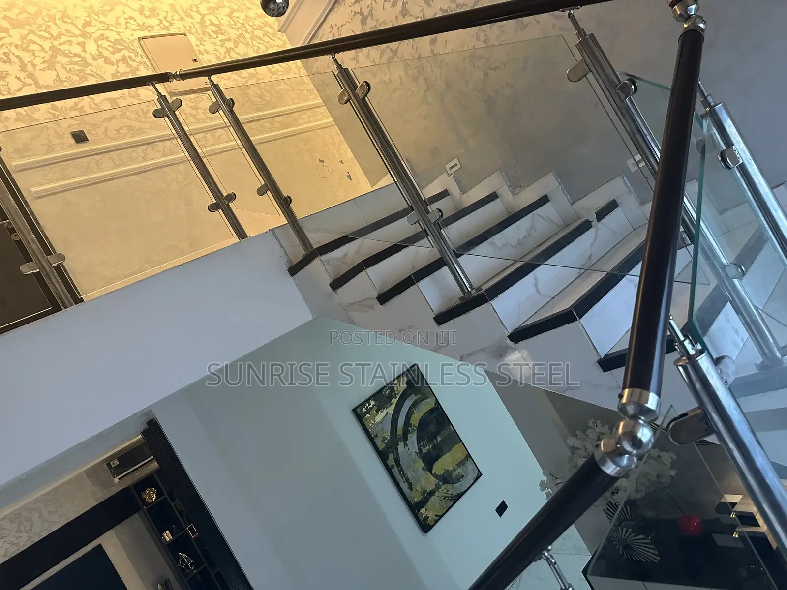 Stainless and Glass Balustrade Design