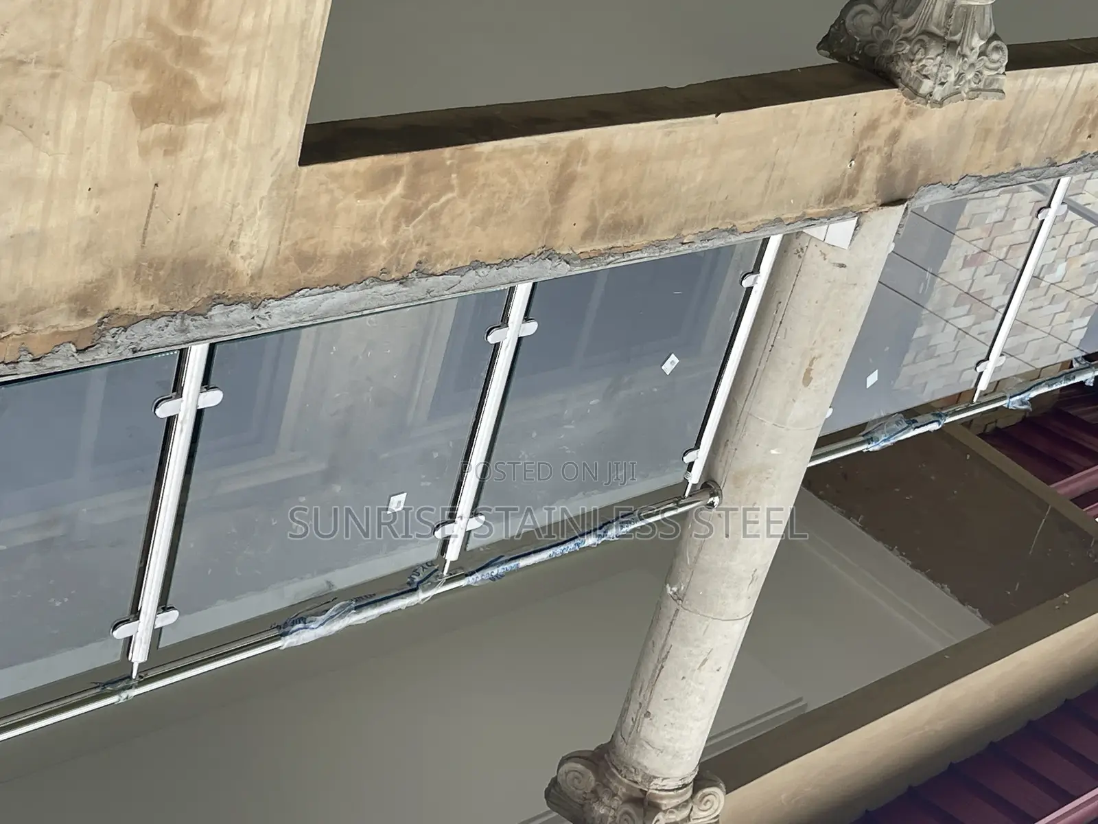 Stainless Steel and 10mm Glass Balustrade