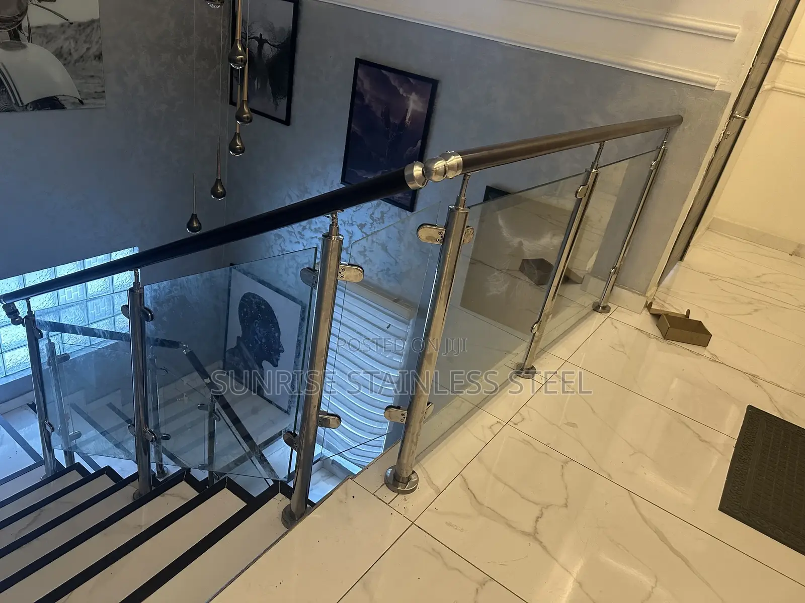 Stainless Steel and 10mm Glass Balustrade