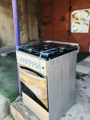 Unique in Box Volcano 4 Gas Burner With Oven(Gray) 