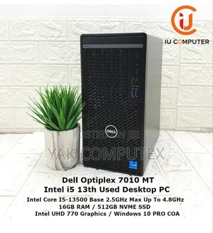 Dell Optiplex 7010 Tower Plus 16GB Intel Core I5 SSD 512GB