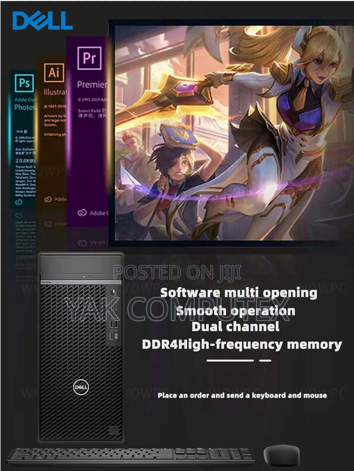 Desktop Computer Dell OptiPlex 7010 32GB Intel Core i7 SSD 512GB
