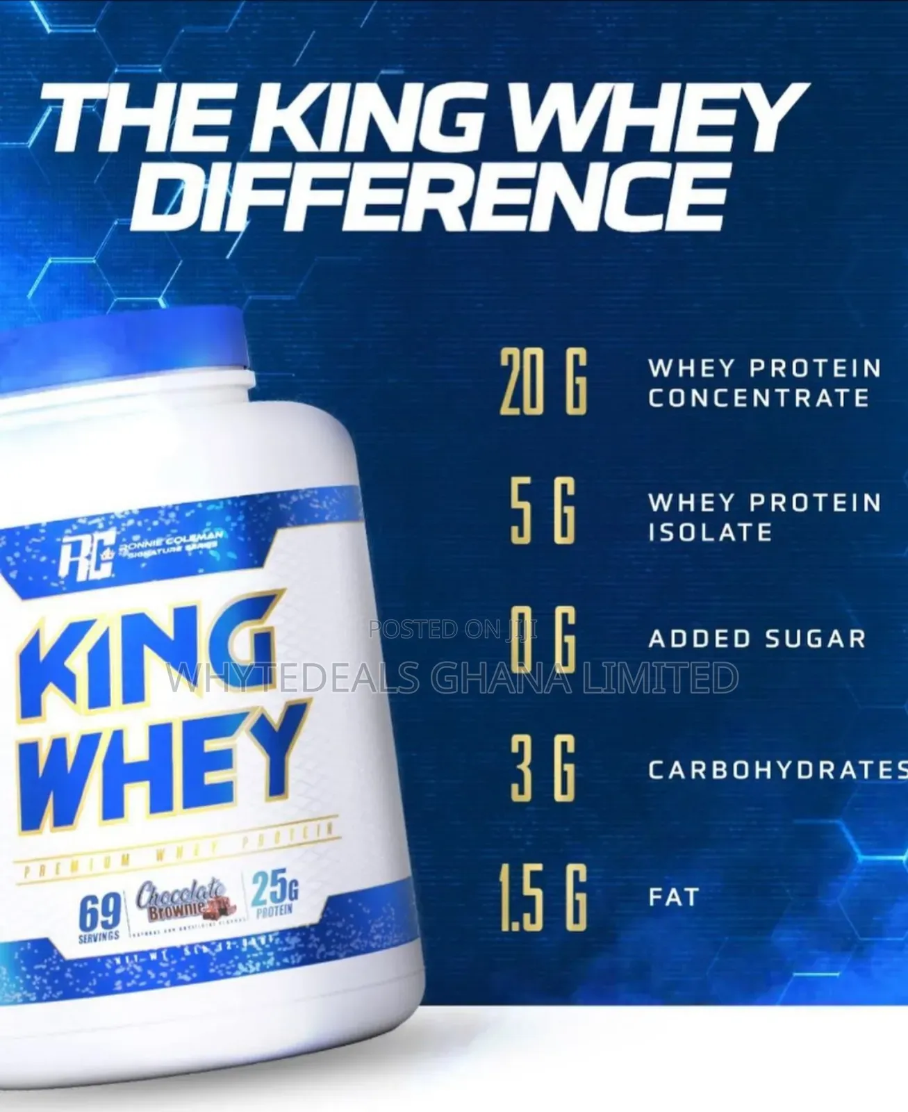 Ronnie Coleman King Mass XL PROTEIN WEIGHT Gainer 10lbs