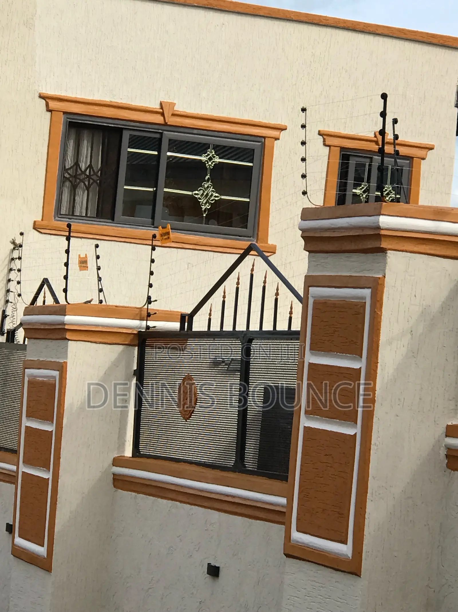 Kumasi Waterproof Graffiato Paints in Kumasi Metropolitan Building