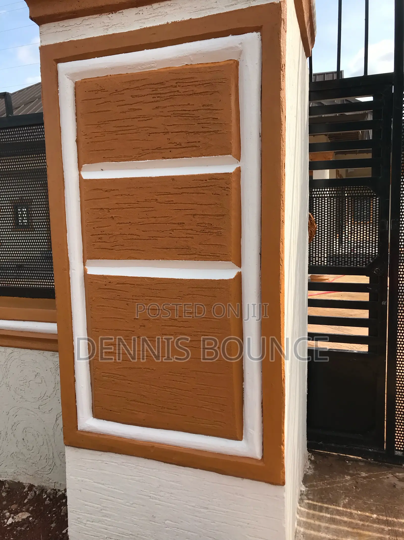 Kumasi Waterproof Graffiato Paints in Kumasi Metropolitan Building