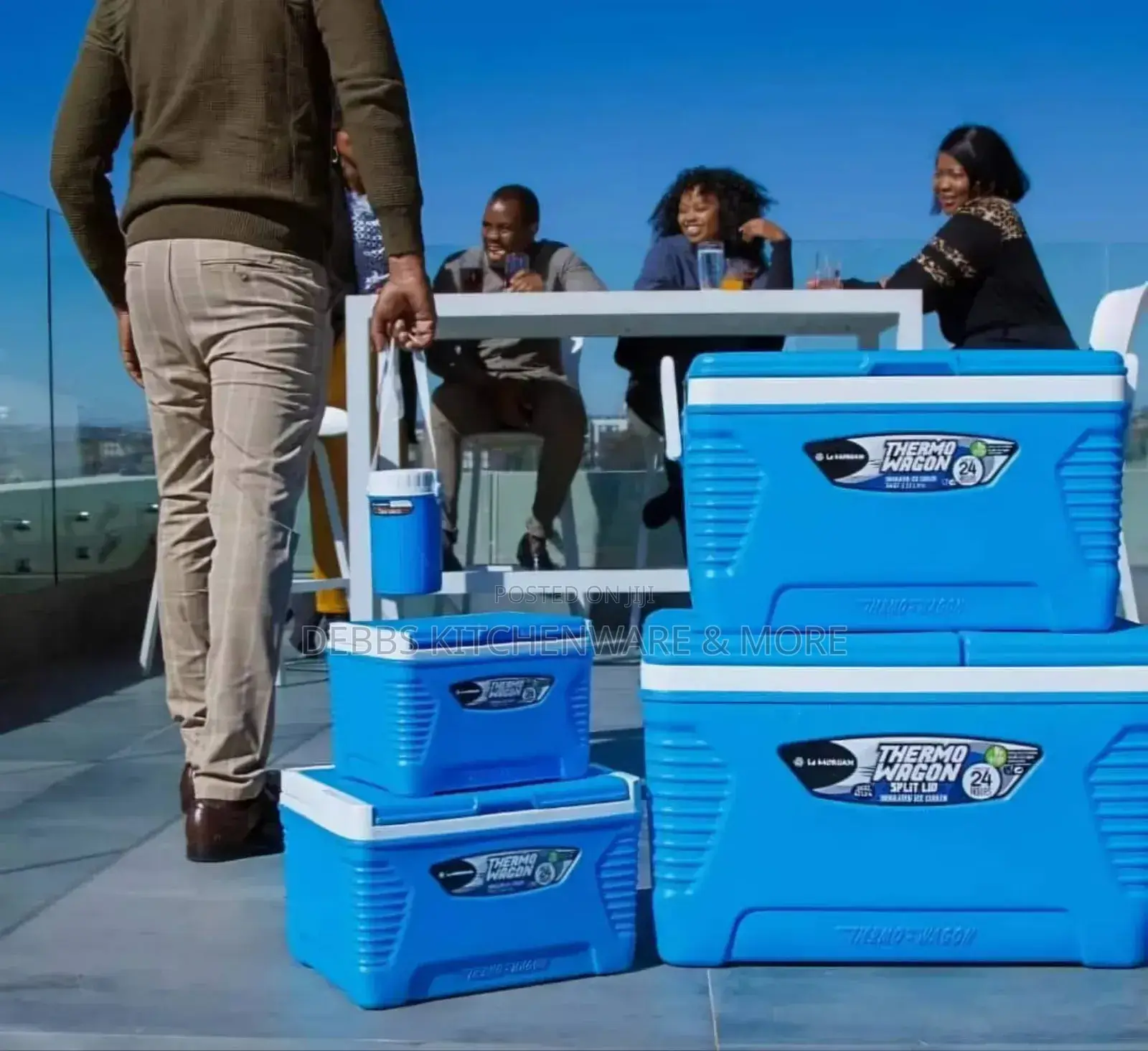 5pcs Set Themo Ice Chest