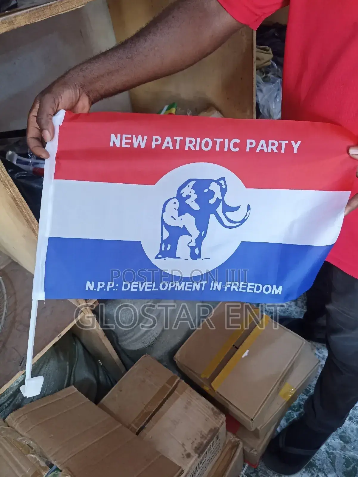NPP NDC Car Flag