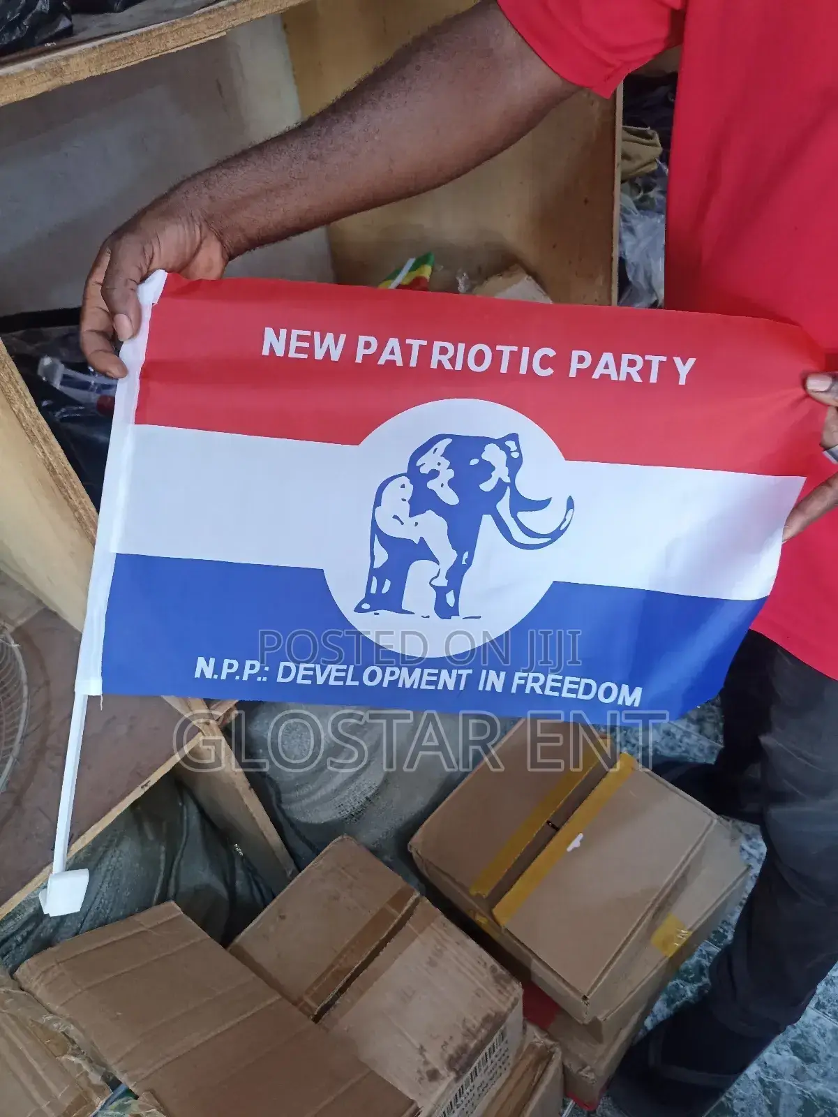 NPP NDC Car Flag