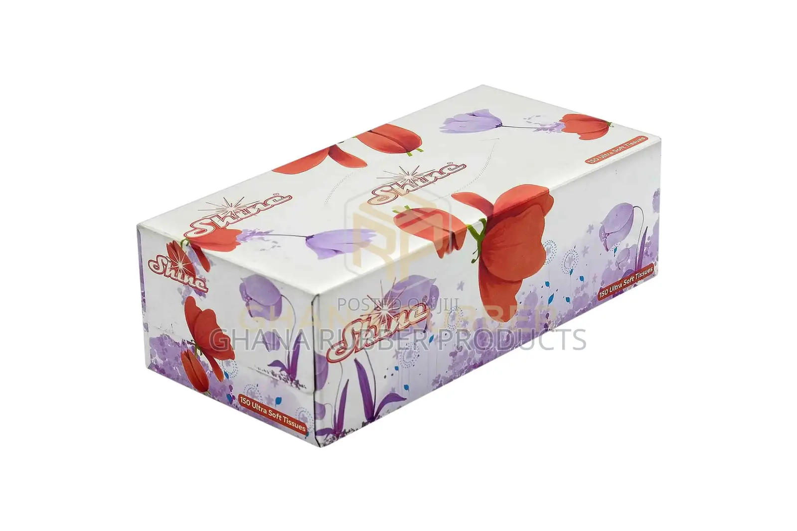 Shine Facial Tissue Large 150pcs Mixed Designs (36pcs)