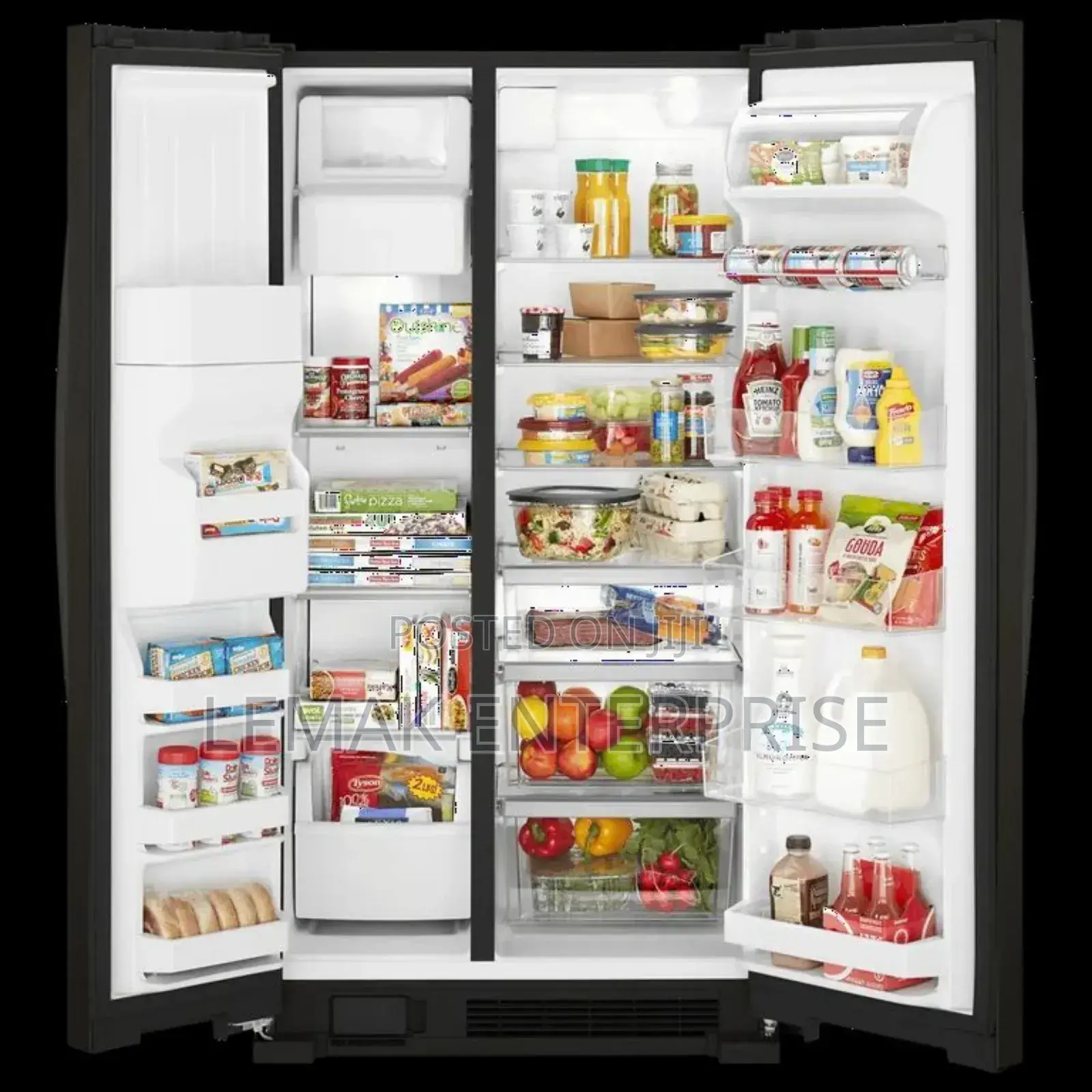 Whirlpool 36 Inch Side by Side Refrigerator From USA