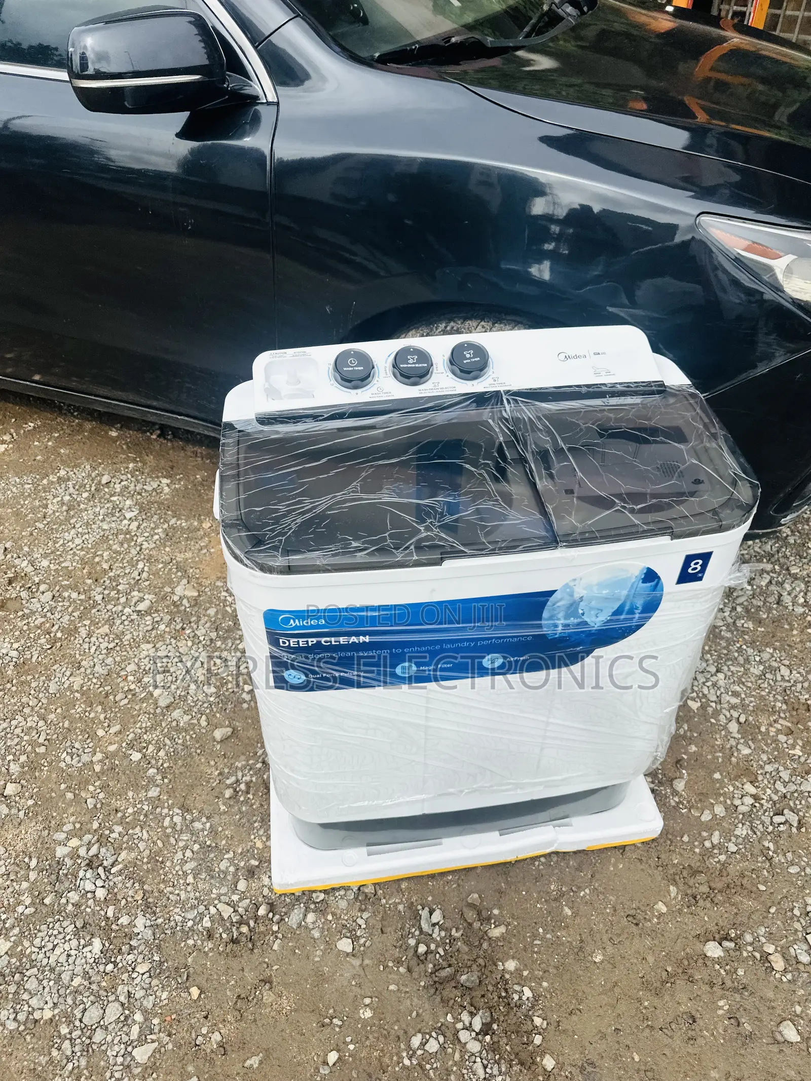 Efficiency Water Usage WM Topload Twintub Midea 8kg