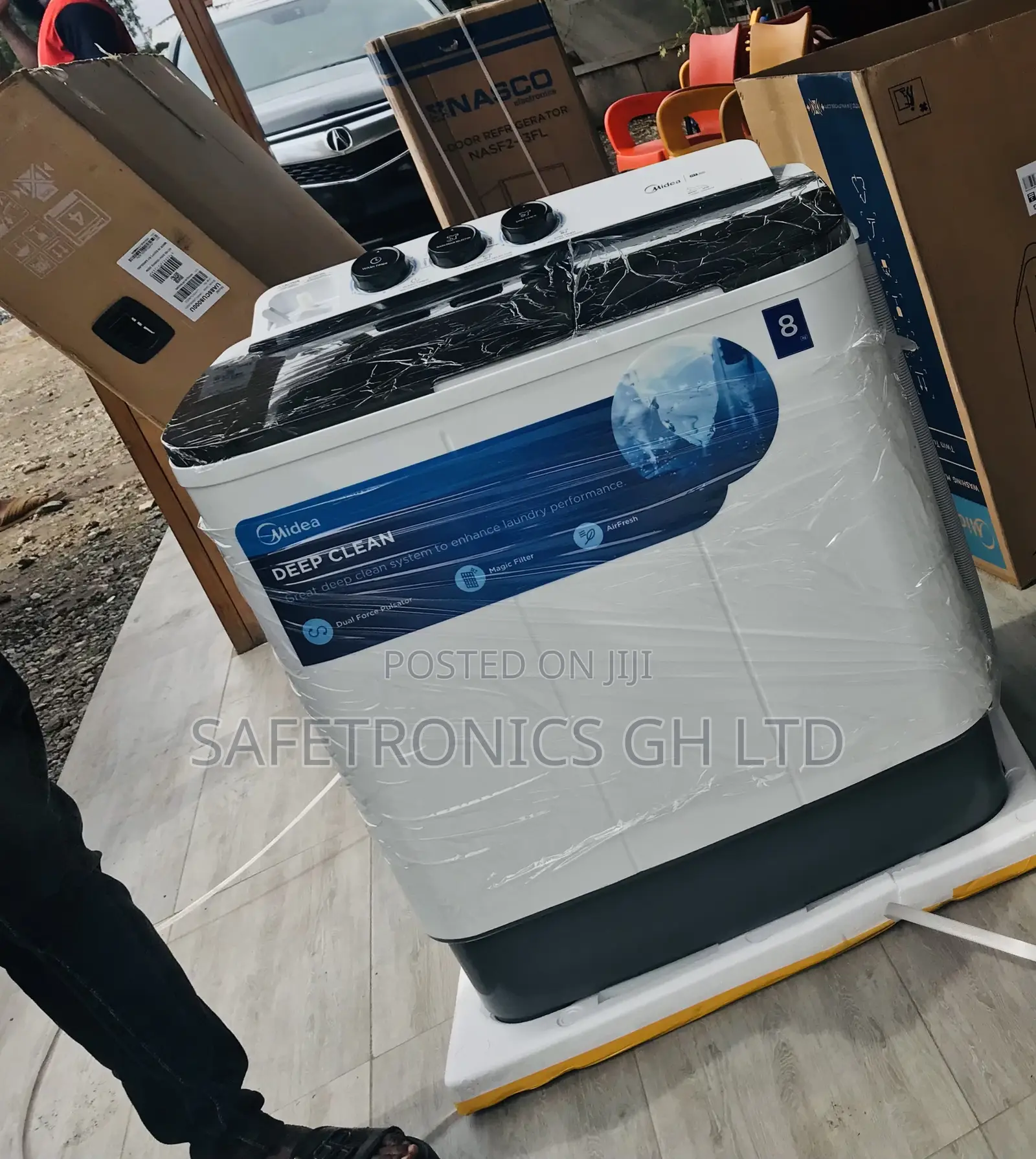 Get Authentic Midea Twintub Topload 8kg Washingmachine