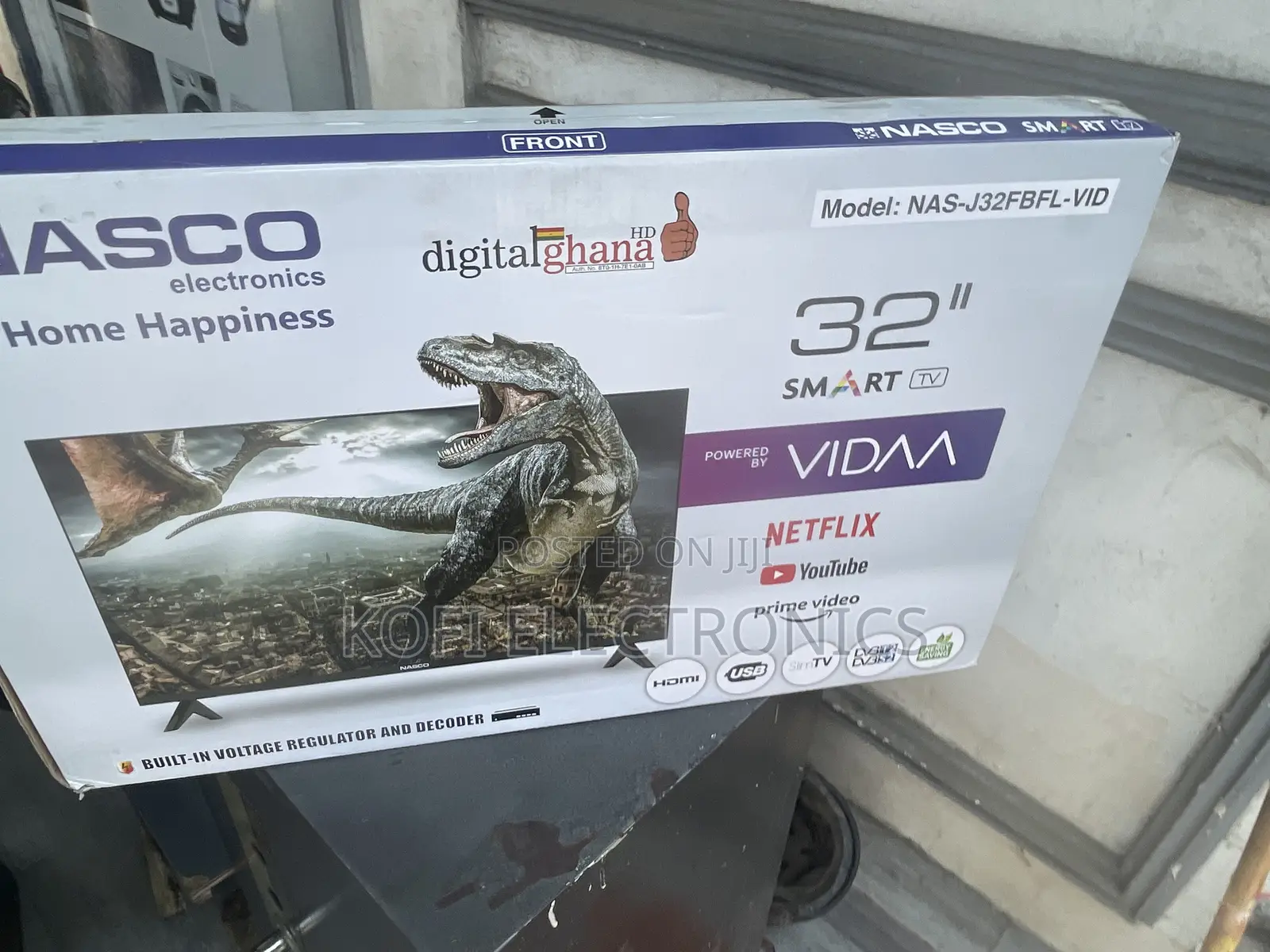 Digital Satellite Nasco 32′′ LED FHD Satellite Smart TV