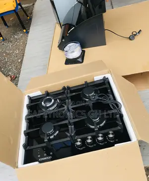 Get Essential 60cm Kenwood Screen Touch 4 Gas Cooker
