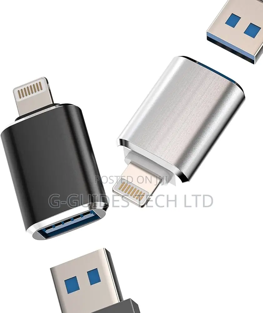 iPhone OTG Adapter, iPhone OTG USB Female to Lightning Male