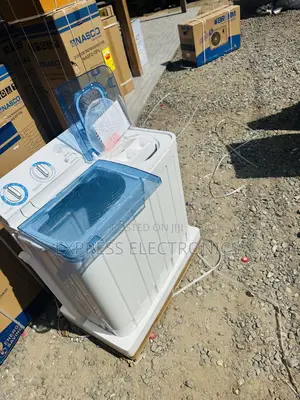 Get a New Nasco Washing Machine 7kg White and Blue