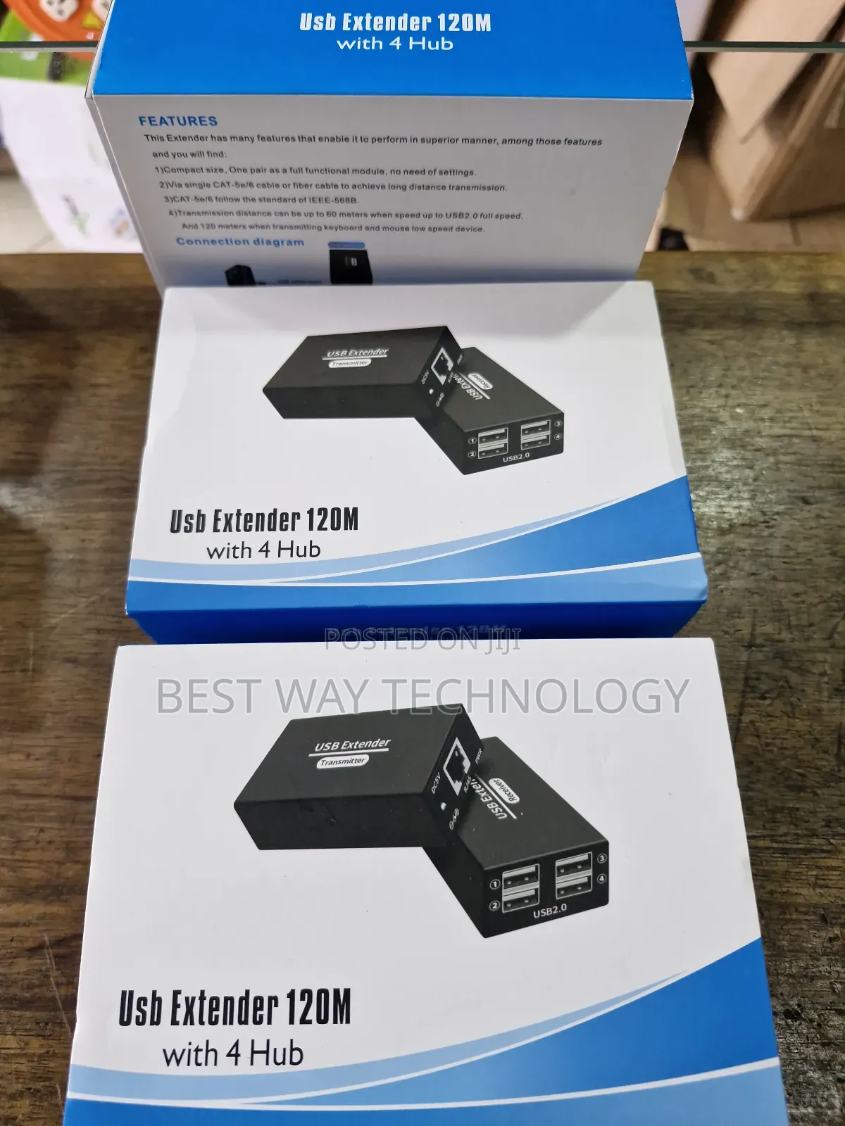 120m Usb Extender Over Cat6