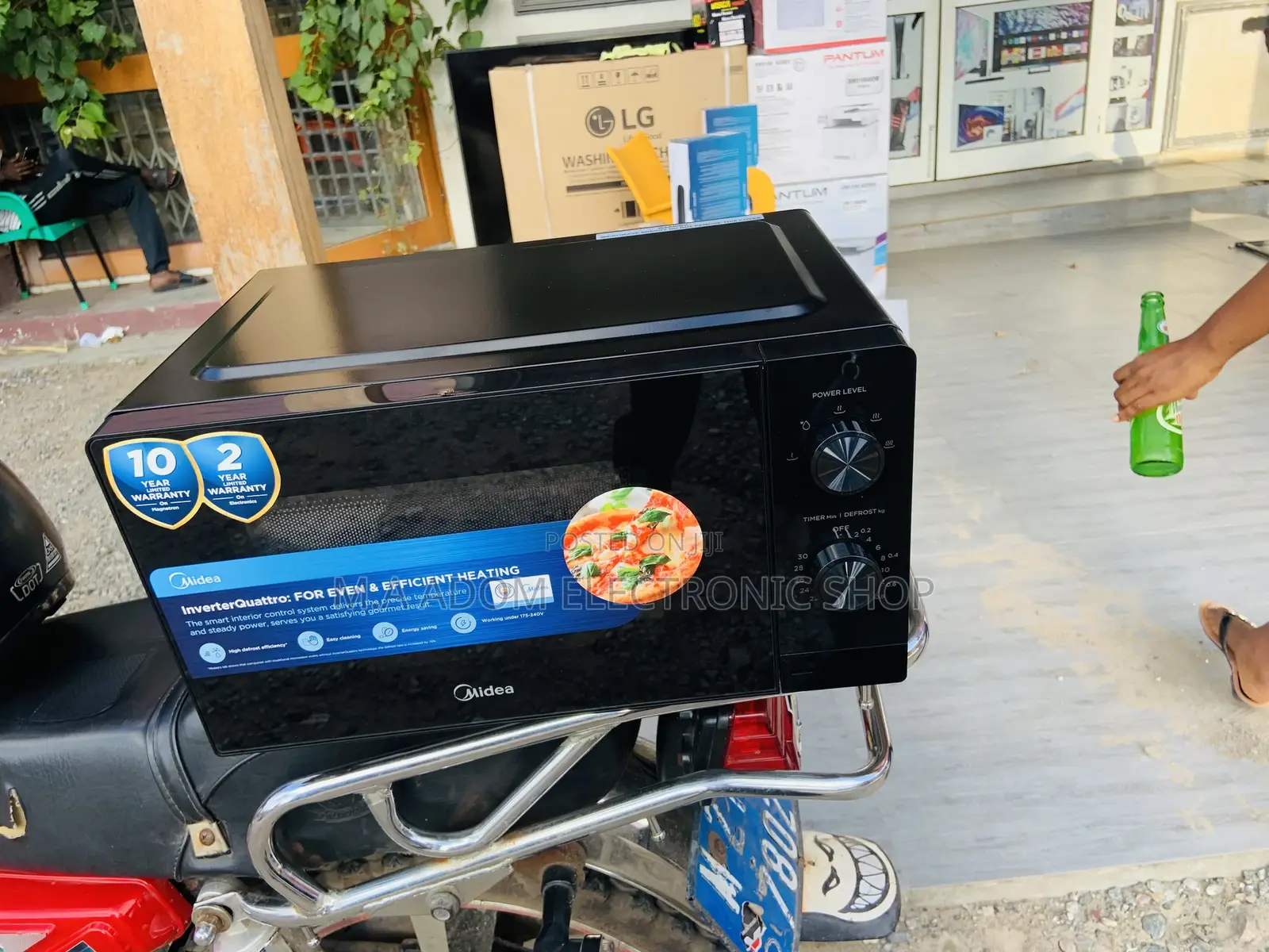 20l Microwave Midea Black Colour