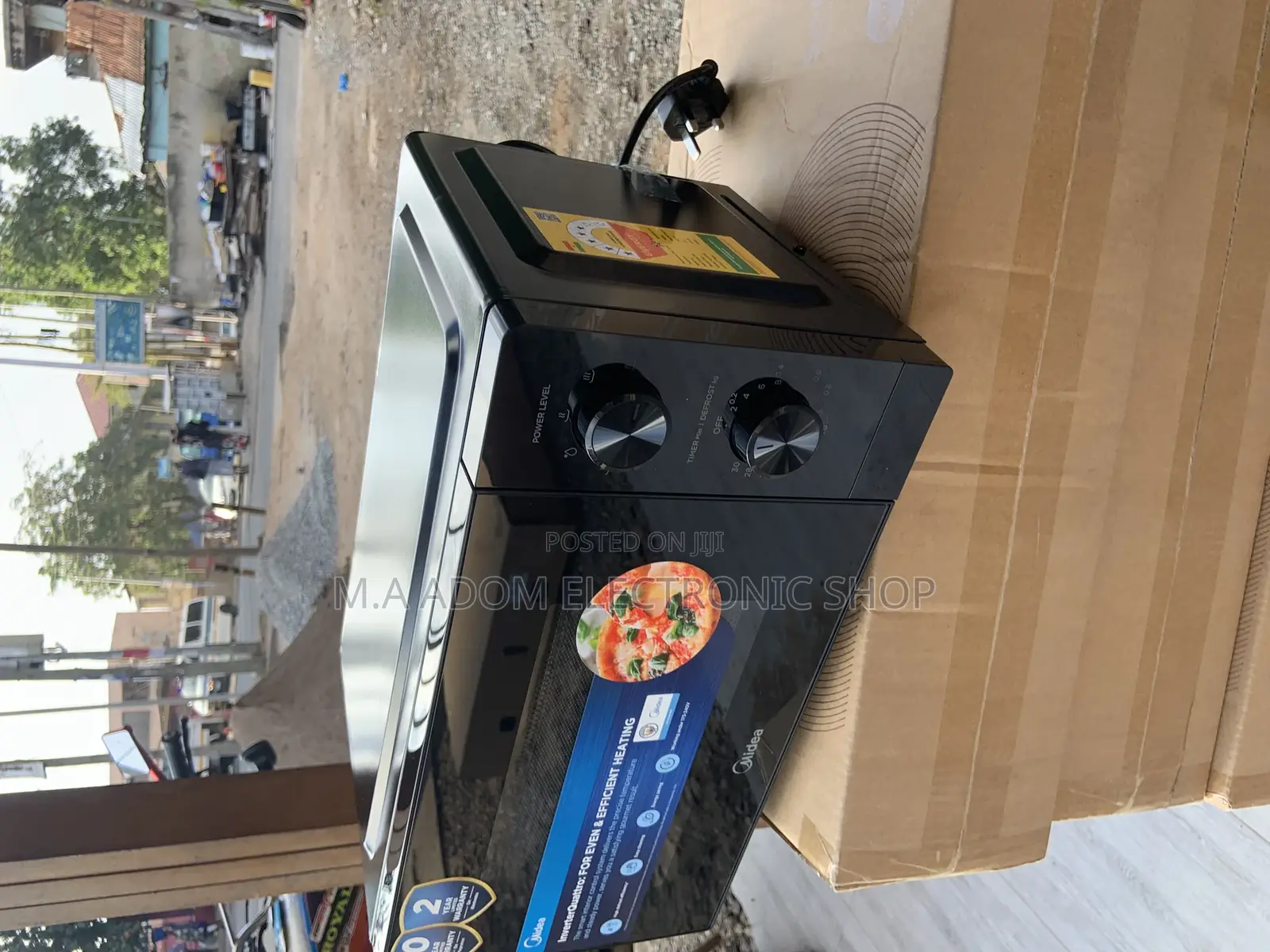 Durable Long Lasting Black 20L Midea Microwave