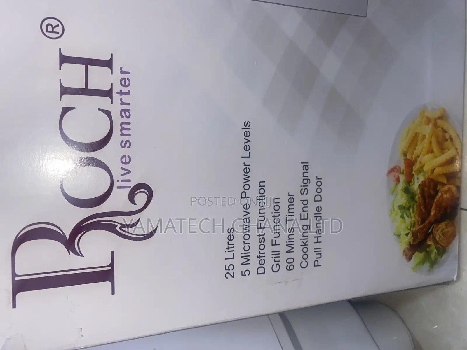 Roch 25 Litres Digital Smart Microwave With Grill Screen