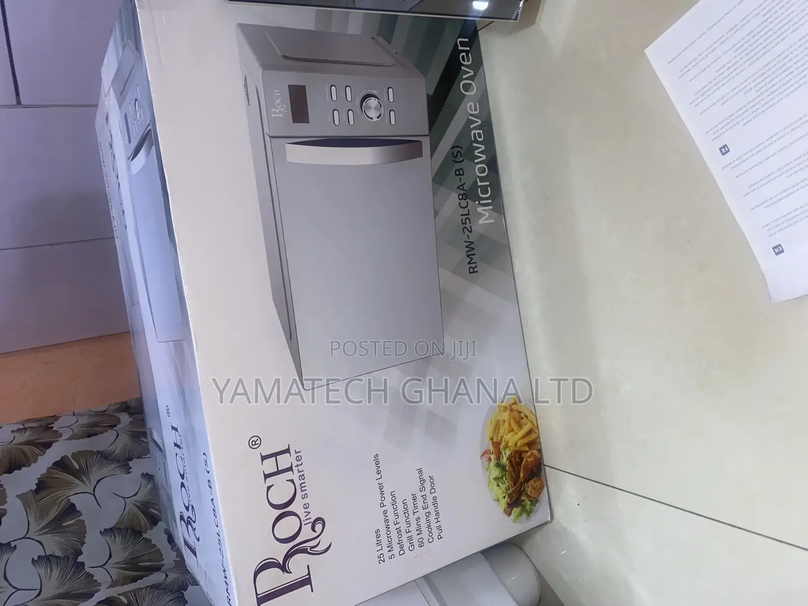 Roch 25 Litres Digital Smart Microwave With Grill Screen