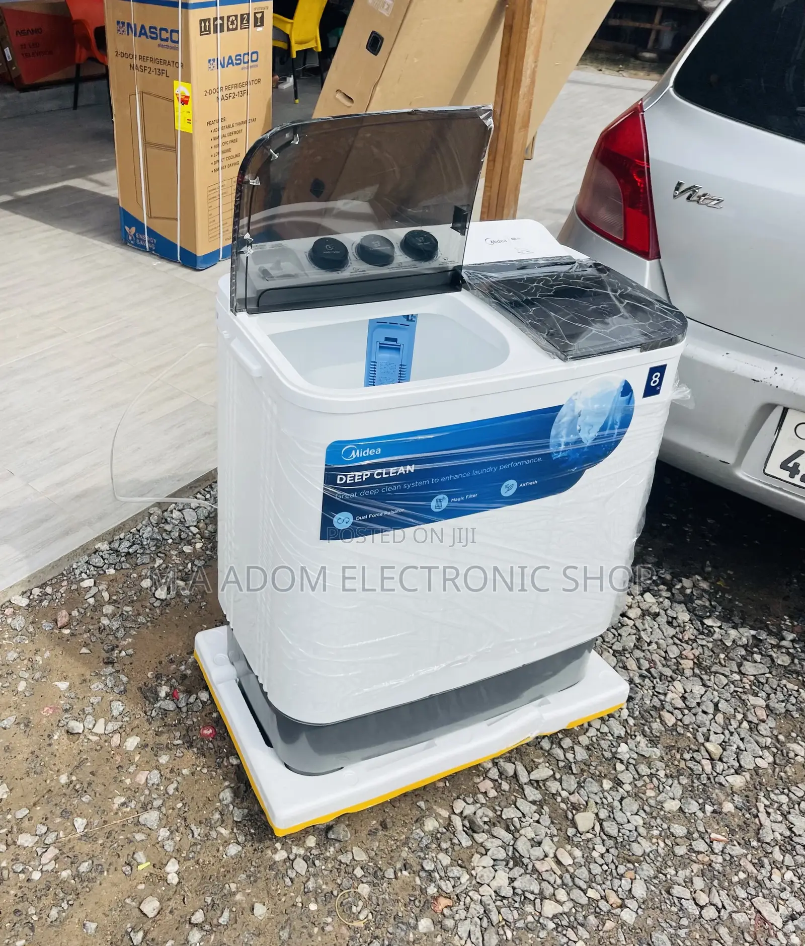 High Quality Midea 8kg Top Load Electric Washing Machine.