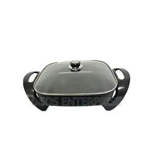 Electric Skillet Temperature Control Smokeless Hot Pot
