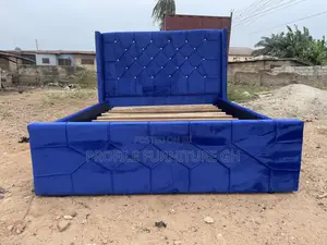 Modern Blue Double Bedframe//Free Delivery
