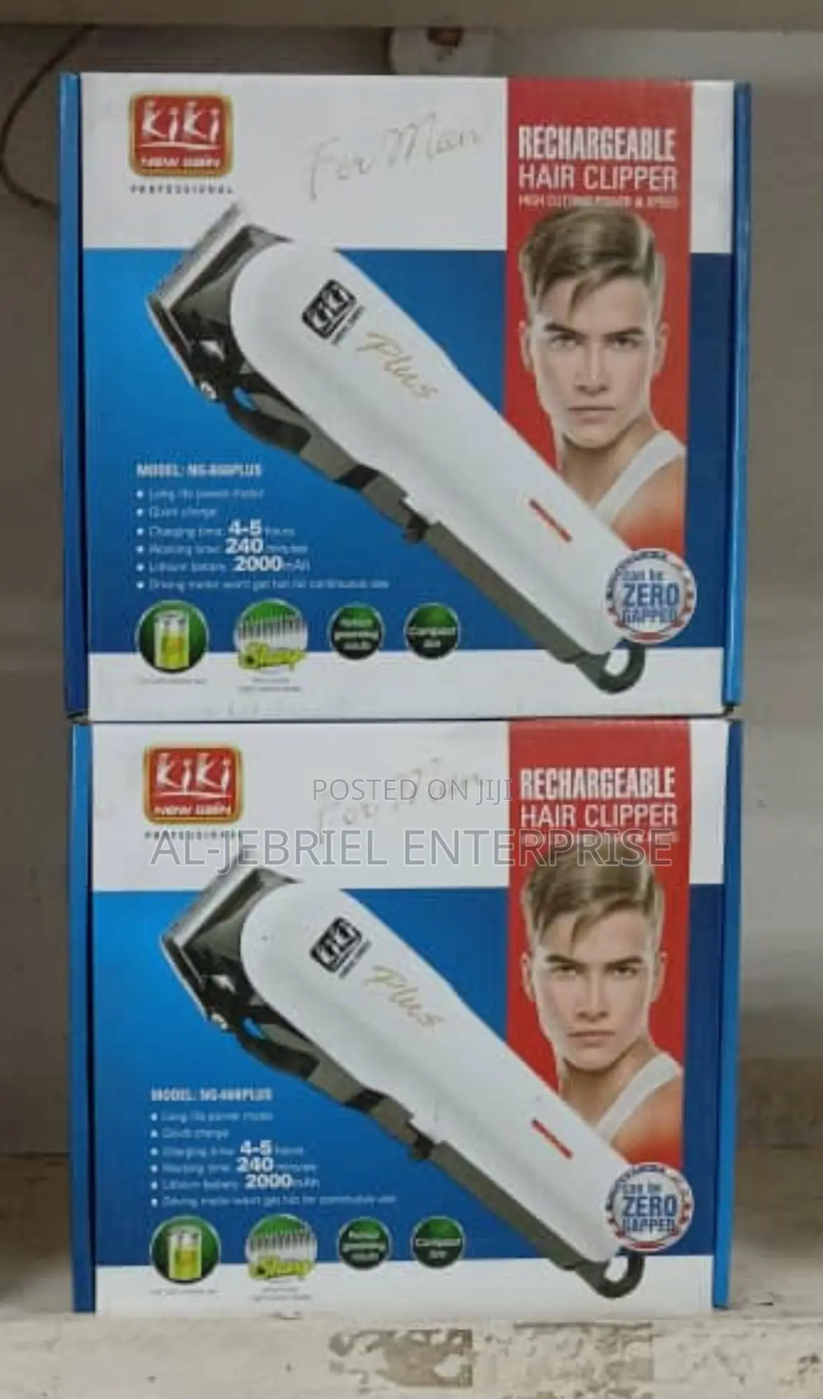 New Professional Rechargeable Hair Clipper Kiki Newgain