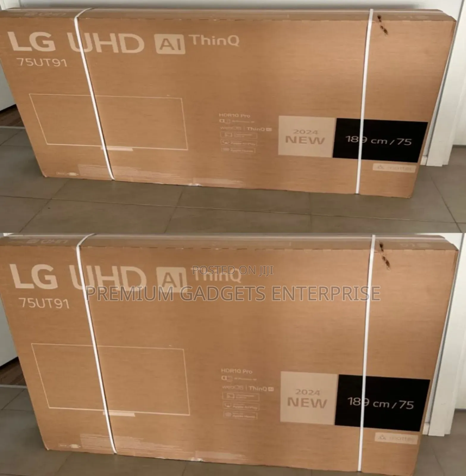 LG Super Slim Stylish 2024 Model 75" UHD HDR10+ 75UT91