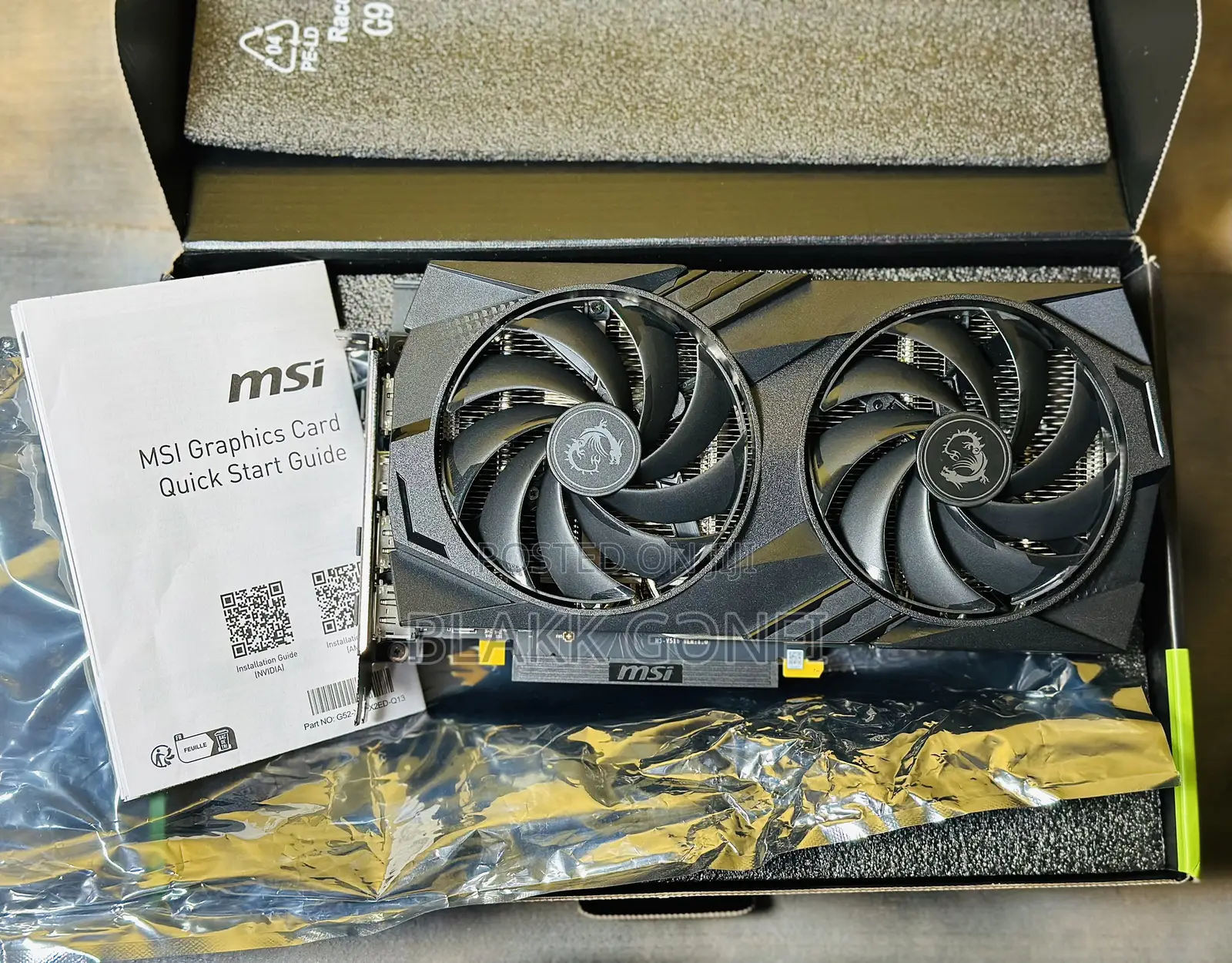 MSI Gaming X RTX 4060 8gb RGB Card in Kumasi Metropolitan Computer