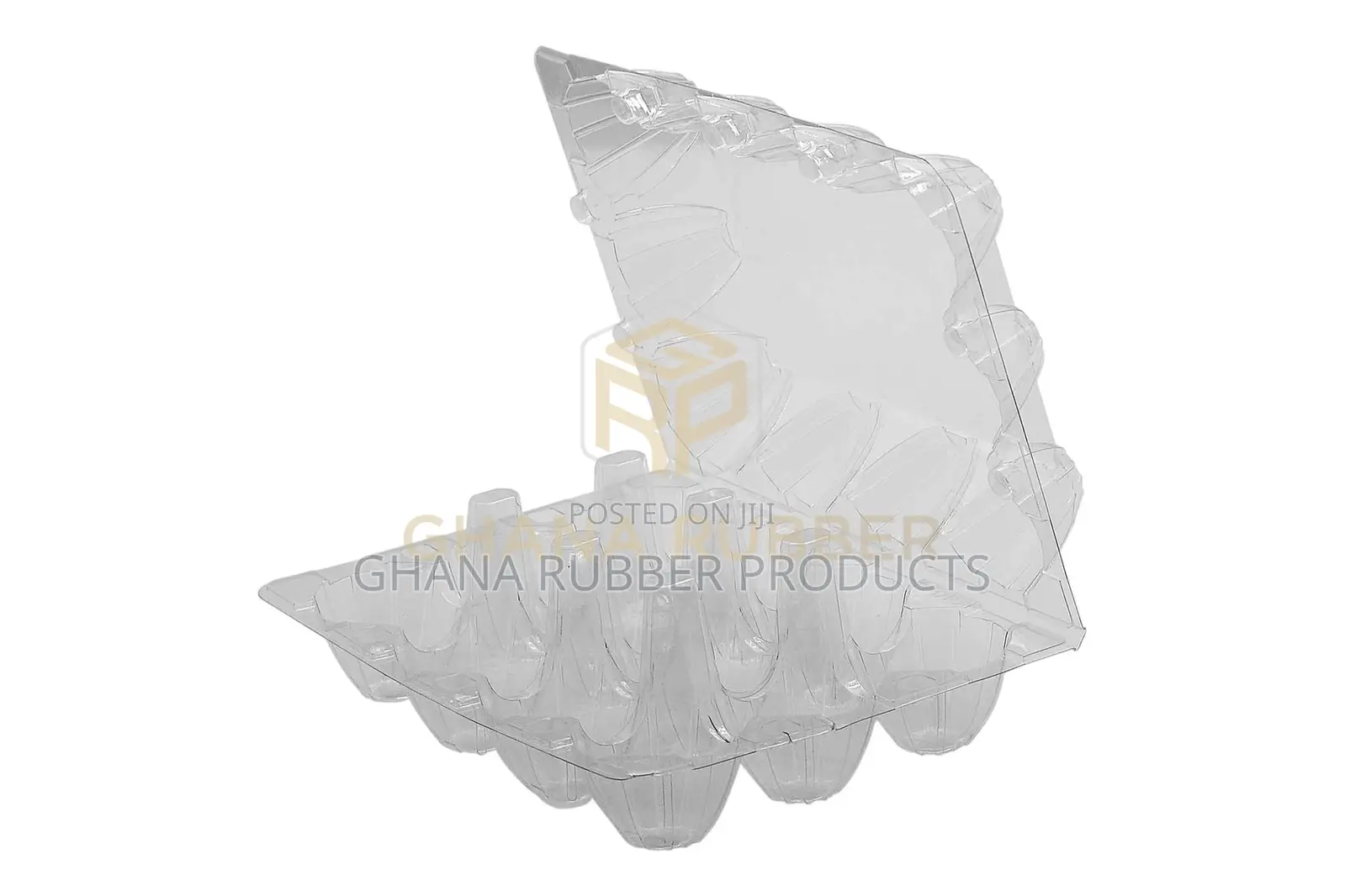 Transparent Egg Trays for 12-Eggs (Short) (200pcs)