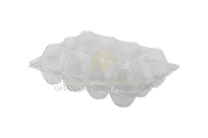 Transparent Egg Trays for 12-Eggs (Short) (200pcs)