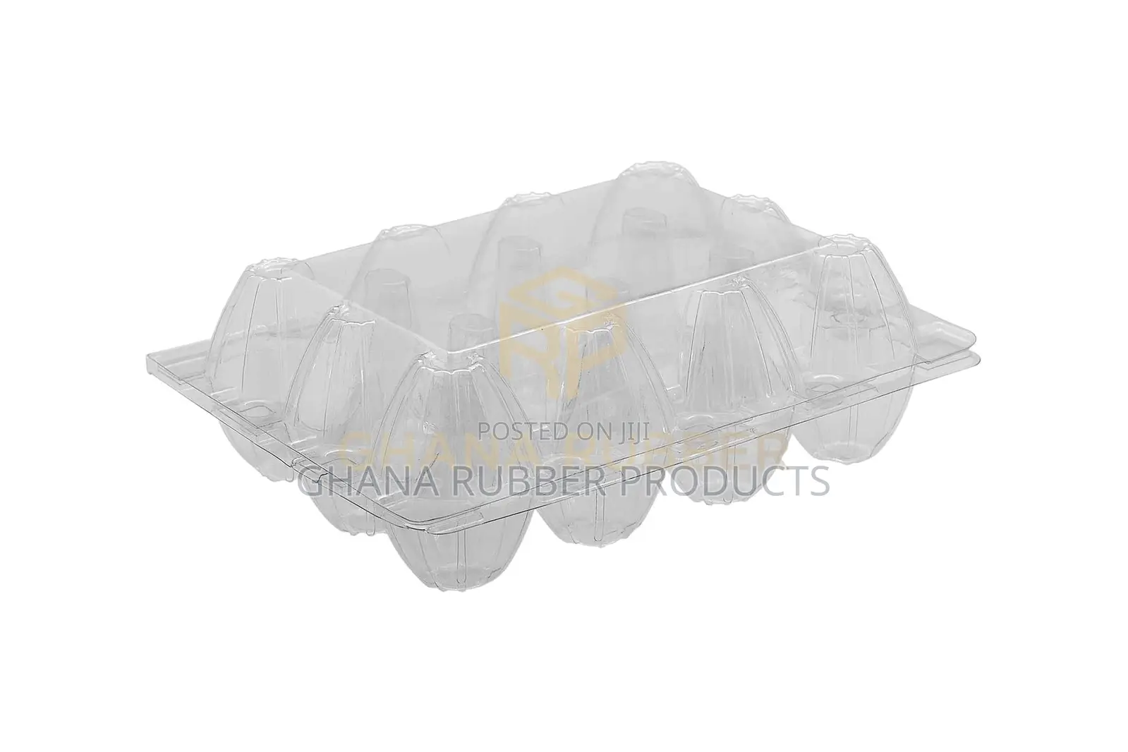 Transparent Egg Trays for 12-Eggs (Short) (200pcs)