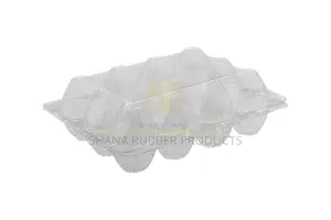 Transparent Egg Trays for 12-Eggs (Short) (200pcs)